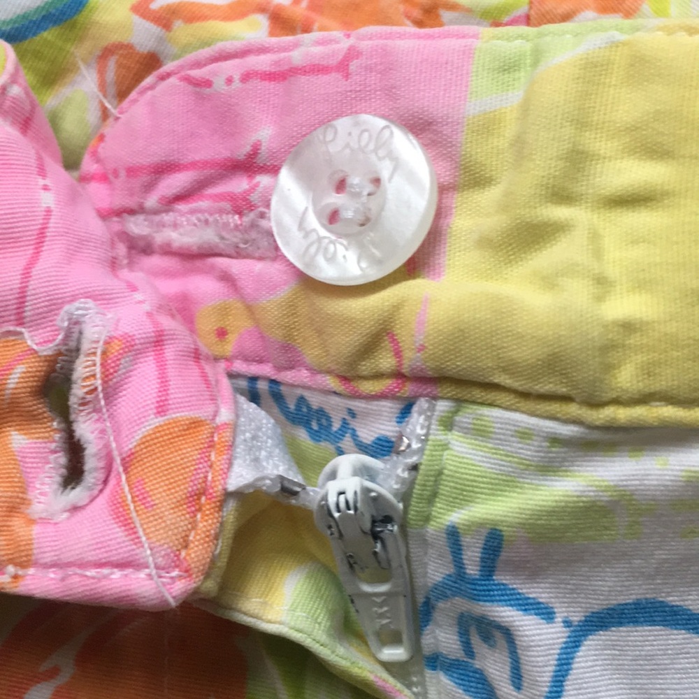 Lilly Pulitzer vintage Capri print pants - Picture 4 of 6